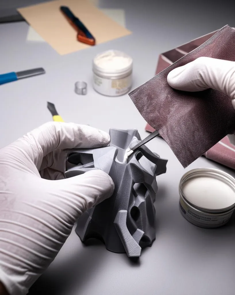 Achieving a Perfectly Smooth 3D Print Surface Through Grinding and Filling