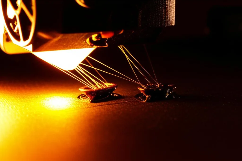 How nozzle temperature directly influences stringing