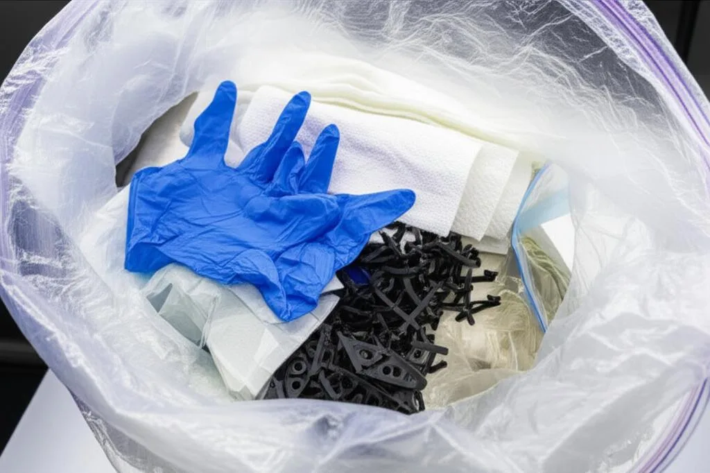 Managing contaminated waste: from supports to PPE