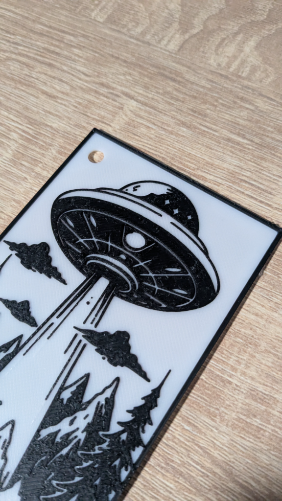 "UFO in the Mountains" Bookmark 3