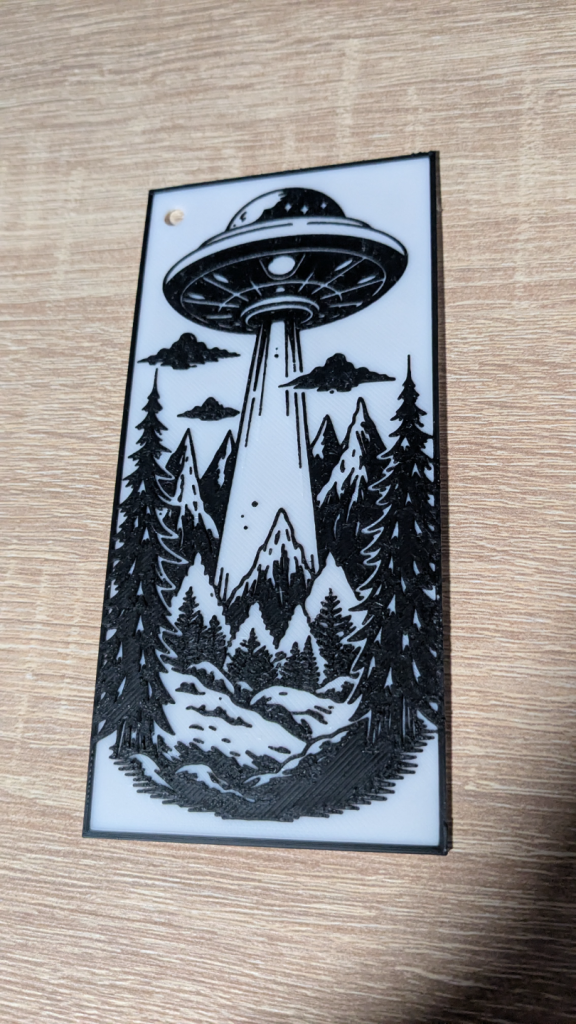 "UFO in the Mountains" Bookmark 2