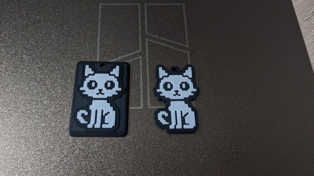 Pixel Cat Keychain – Retro-Inspired Design 2