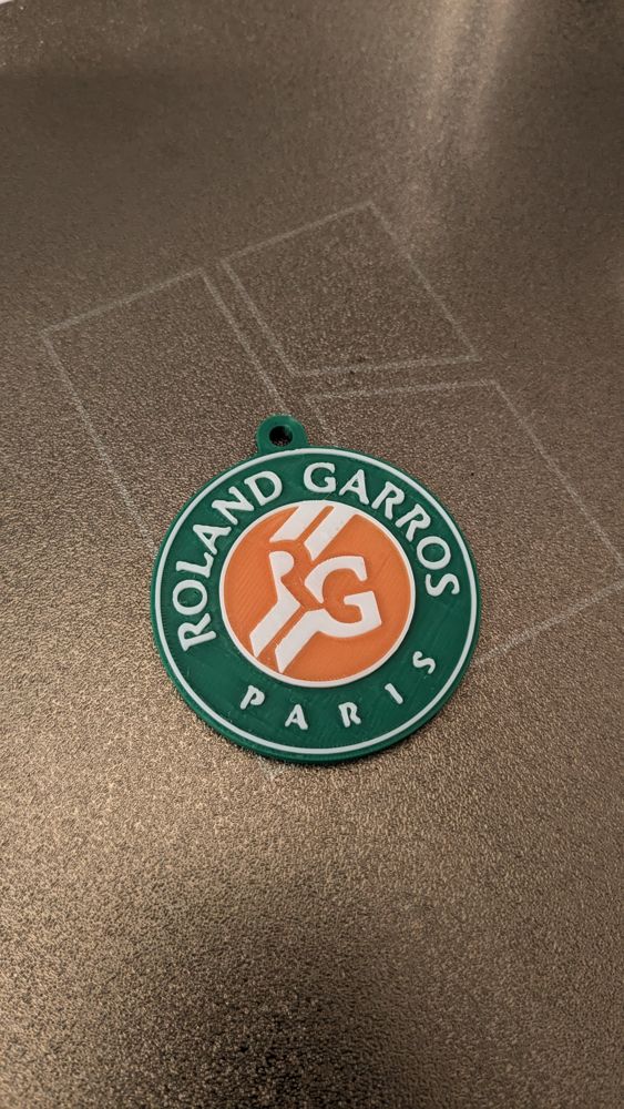 Roland Garros Keychain - 2 version 4