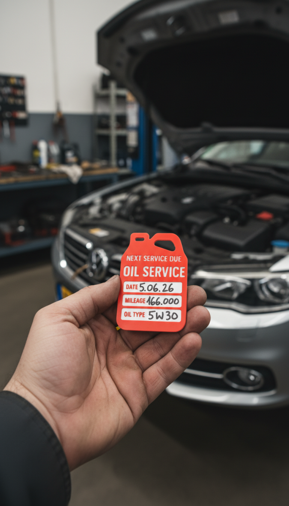 Oil Service Tag–Reminder for Your Next Oil Change 3