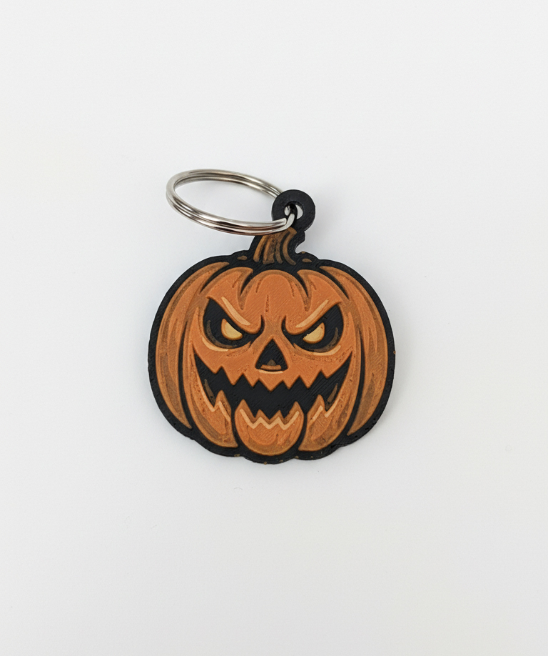Halloween Pumpkin Keychain 4