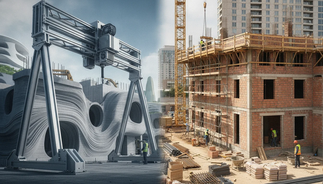 3D printing versus traditional construction: When to consider additive manufacturing for your project