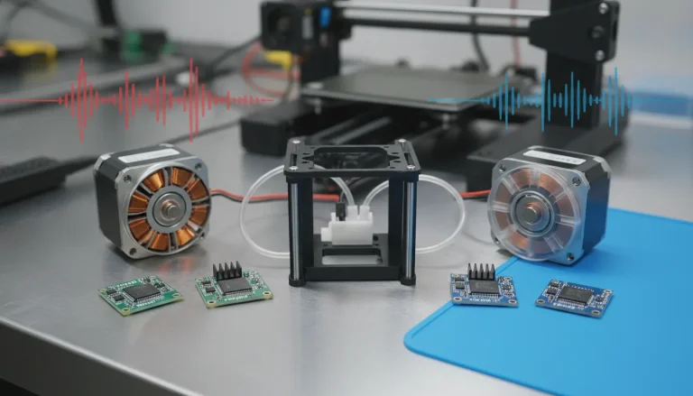 A deep dive into A4988 versus TMC2209 stepper drivers for silent 3D printing