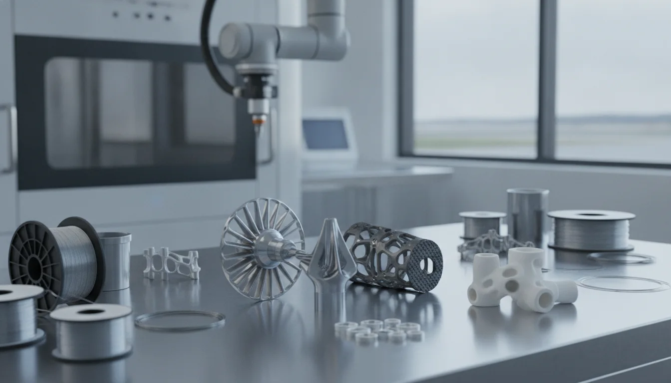 Aerospace additive manufacturing materials