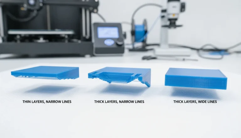 Beyond basics: how layer height and line width impact overhang performance in 3D printing