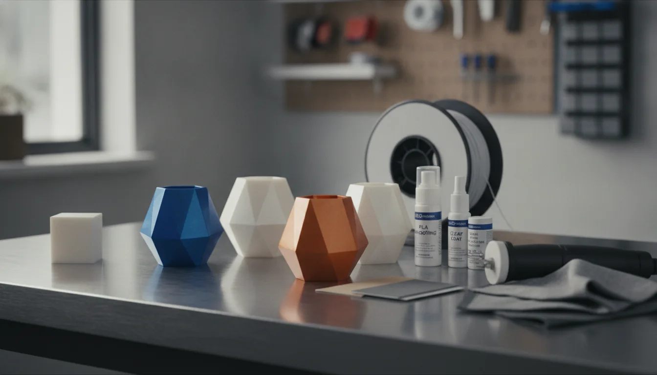 Beyond the spool: simple post-processing techniques to make your PLA prints shine