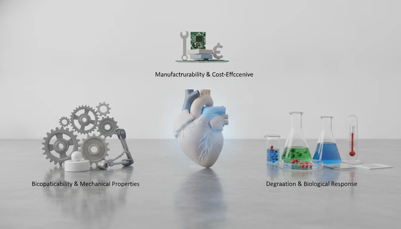 Core considerations for selecting implant materials