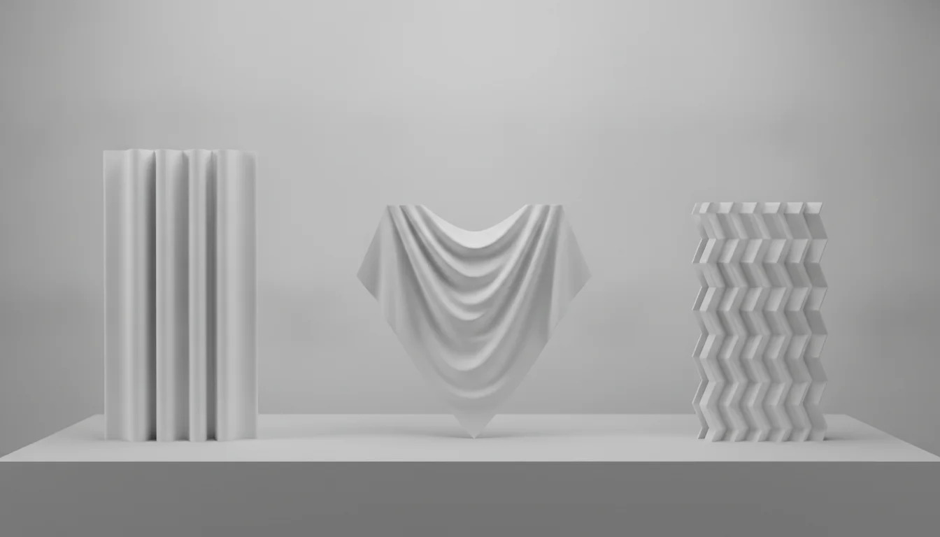 Deconstructing common fabric fold archetypes