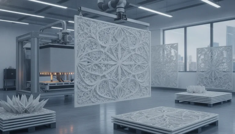 Designing intricate facades: Leveraging 3D printing for architectural ornamentation and complex forms
