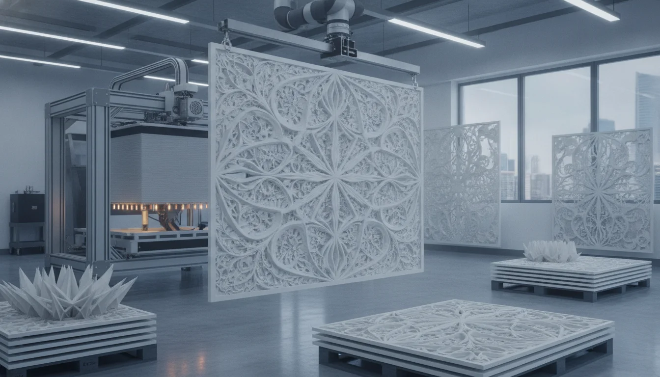 Designing intricate facades: Leveraging 3D printing for architectural ornamentation and complex forms