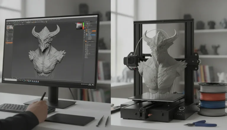 From digital sculpt to physical form: A ZBrush and FDM 3D printing workflow for artists