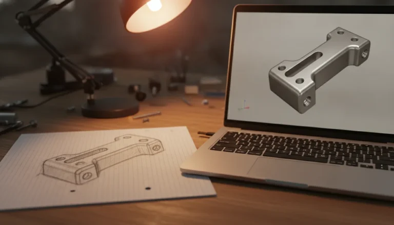 From flat sketch to functional form: turning a 2D idea into your first 3D object