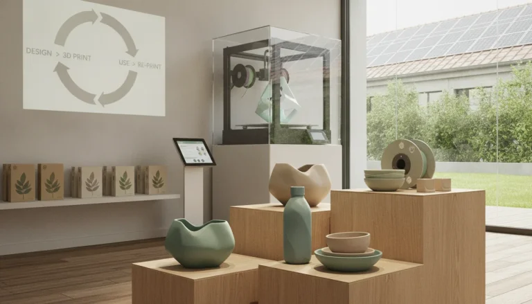 How 3D printing fosters eco-friendly consumer goods and sustainable retail practices