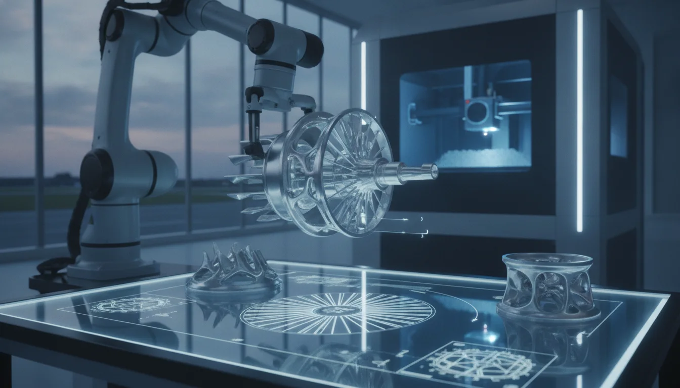 How metal 3D printing transforms jet engine design and manufacturing