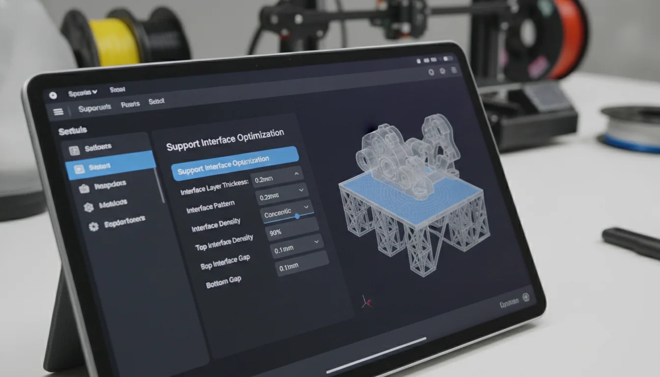 Key slicer settings for fine-tuning your support interface