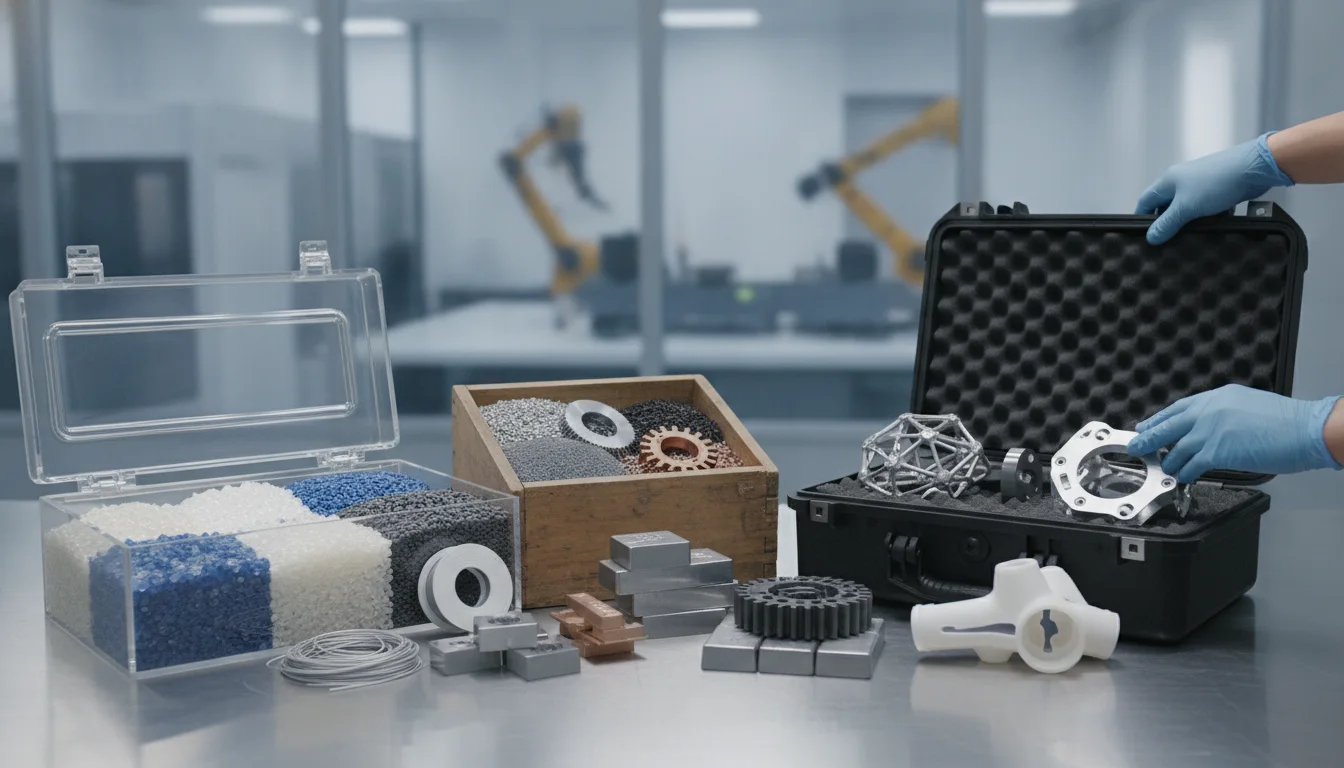 Material selection unpacked: Choosing the right polymers and metals for industrial additive applications