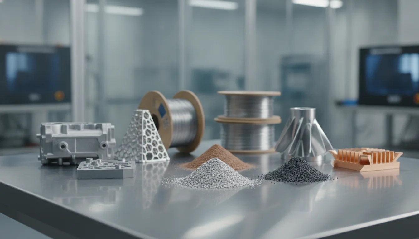 Metal additive manufacturing materials