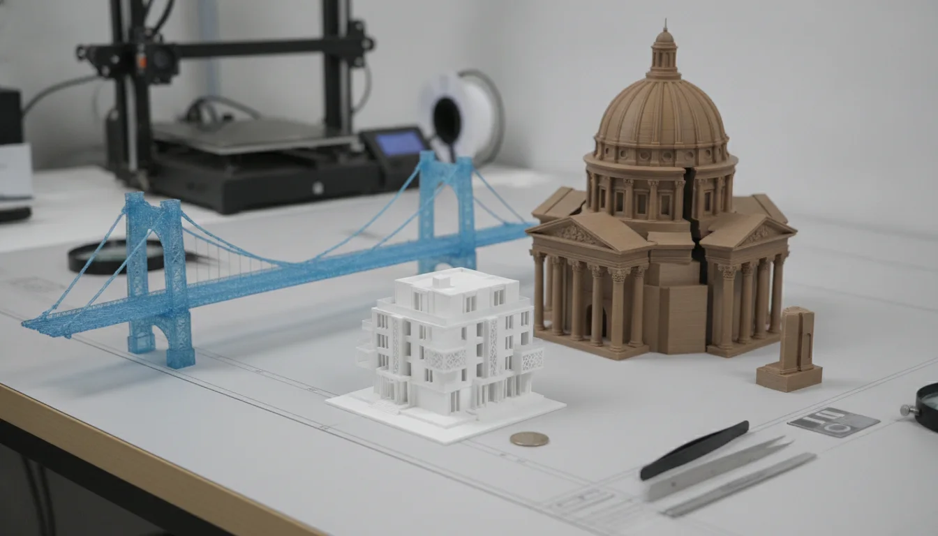 Optimizing scale and detail: Best practices for 3D printing architectural models