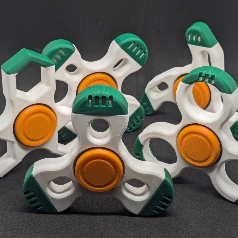 Fidget Spinner Pack — 5 Designs, No Glue, No Bearings