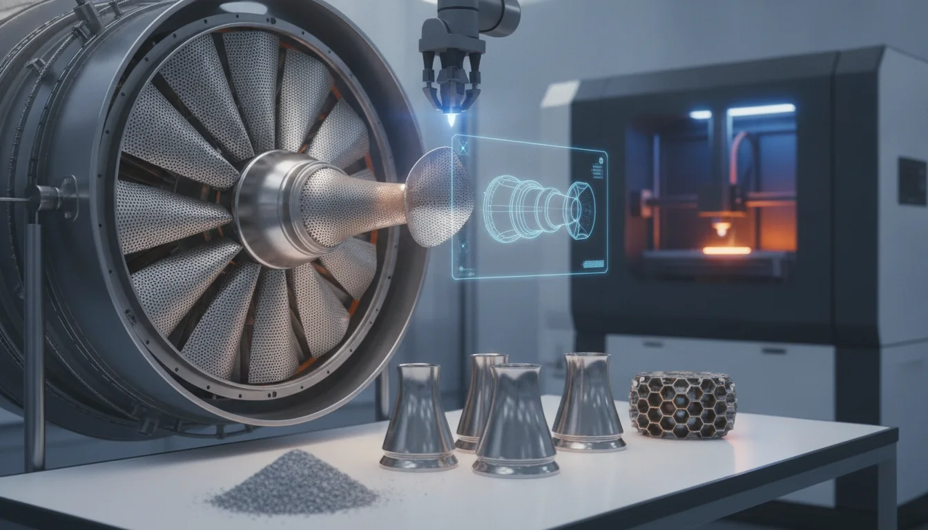 The role of metal 3D printing in advancing next-generation jet engine components